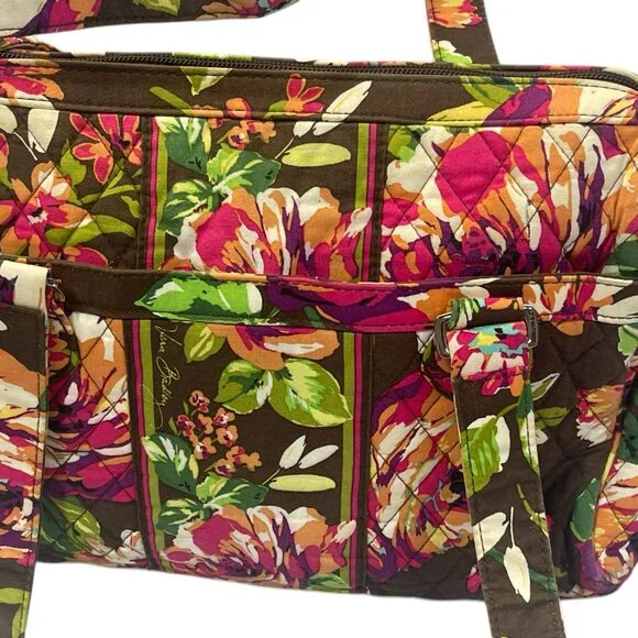 Vera Bradley Caroline Shoulder Bag in Retired English Rose - Picture 4 of 12